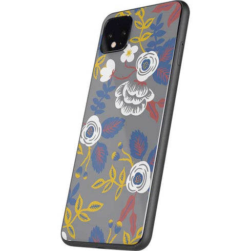 Autumn Grey Floral Google Pixel 4 XL Skin